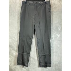 BONOBOS Men's Grey Friday Straight Leg Flat Front Dress Pants SZ 35X32